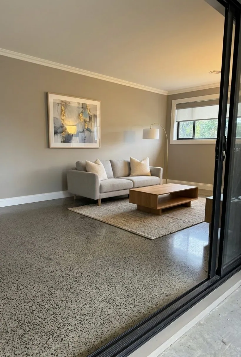 Hybrid flood resistant concrete floor, care and maintenance guide