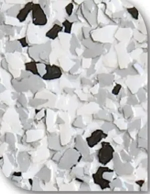 Steel Grey epoxy flake flooring colour Brisbane