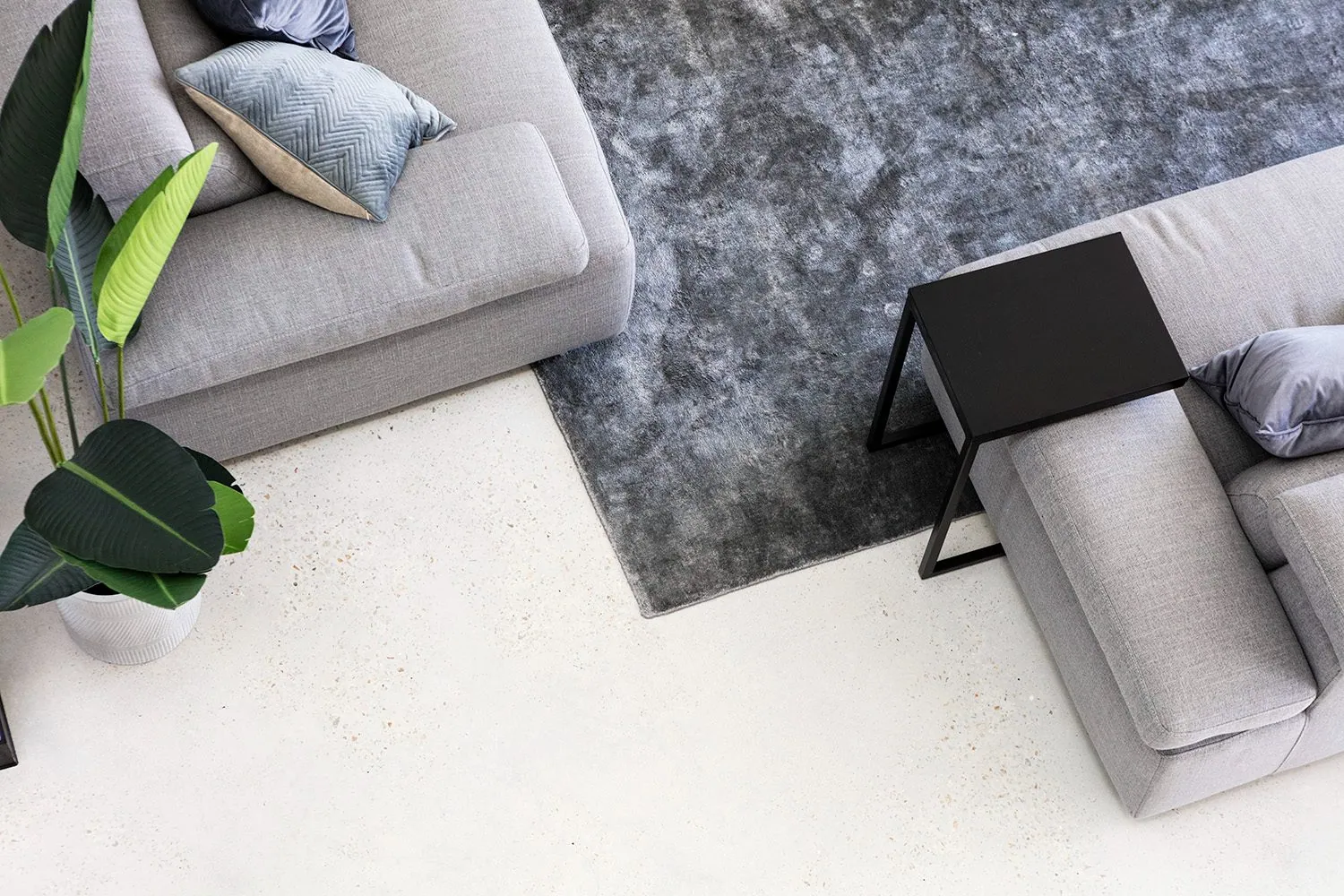 Polished concrete floor at the River Links House, Helensvale Gold Coast (3)