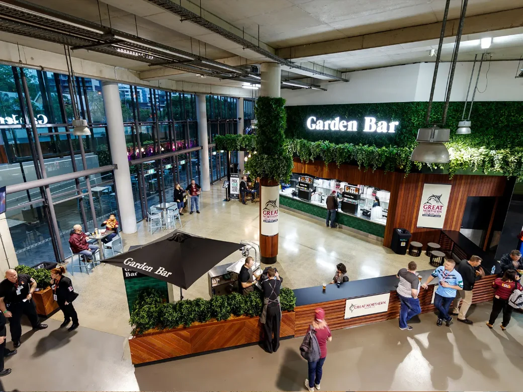 High gloss grind and seal concrete floor at the Suncorp Stadium Garden Bar, Milton Brisbane - photo 8