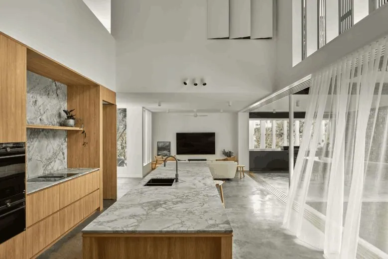 Standard burnished concrete floor