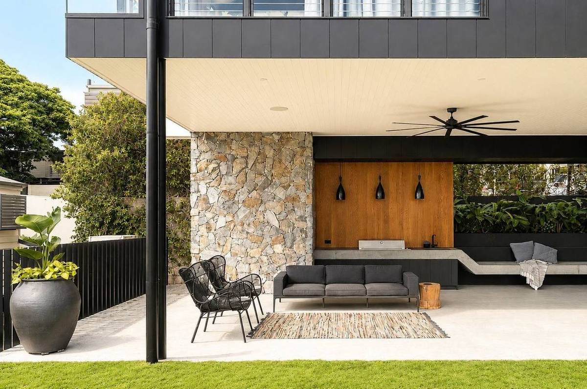 Honed concrete laneway in a premium retail precinct, Brisbane