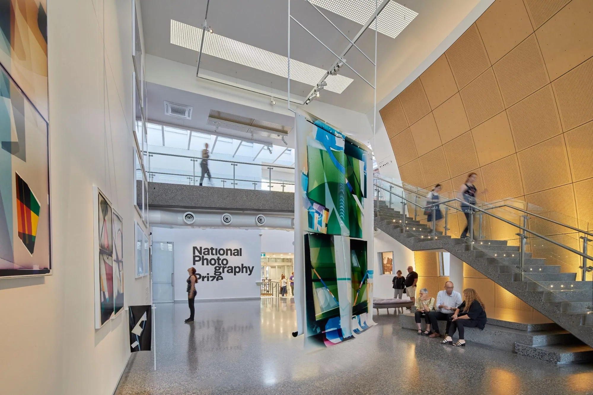 MPC full exposure high gloss polished concrete floor at the Albury Art Gallery (Murray Art Museum Albury)