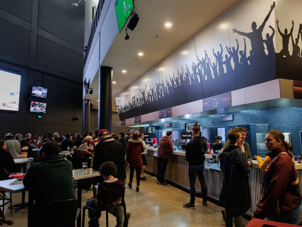 High gloss grind and seal concrete floor at the Suncorp Stadium Garden Bar, Milton Brisbane - photo 3