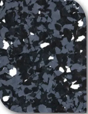 Black Smoke epoxy flake garage flooring colour Brisbane