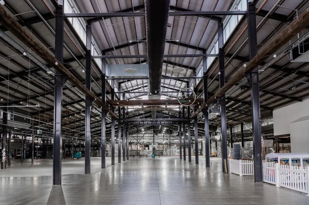 Industrial polished concrete flooring at Zarraffas head office, Brisbane