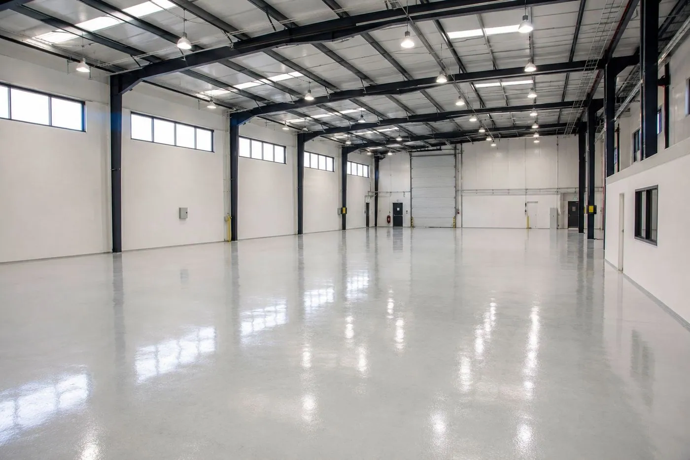 Epoxy floor in a Brisbane shed and warehouse