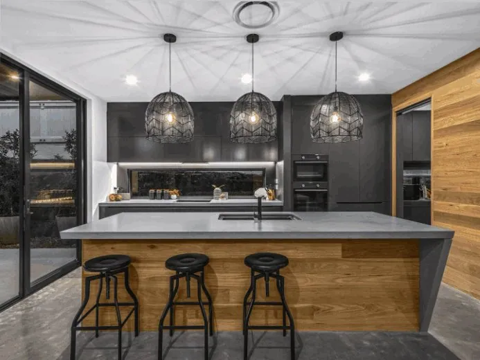OzGrind architectural burnt, burnished and polished floor