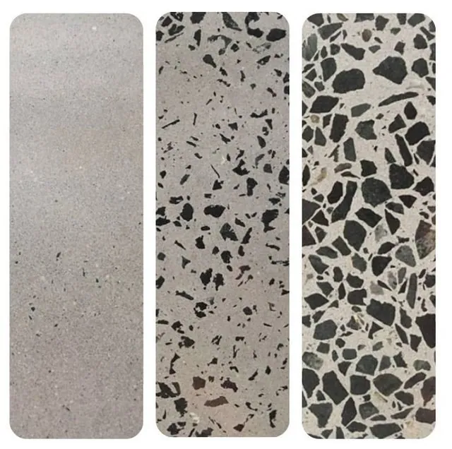 Grind and seal concrete stone exposure from nil to full aggregate Brisbane