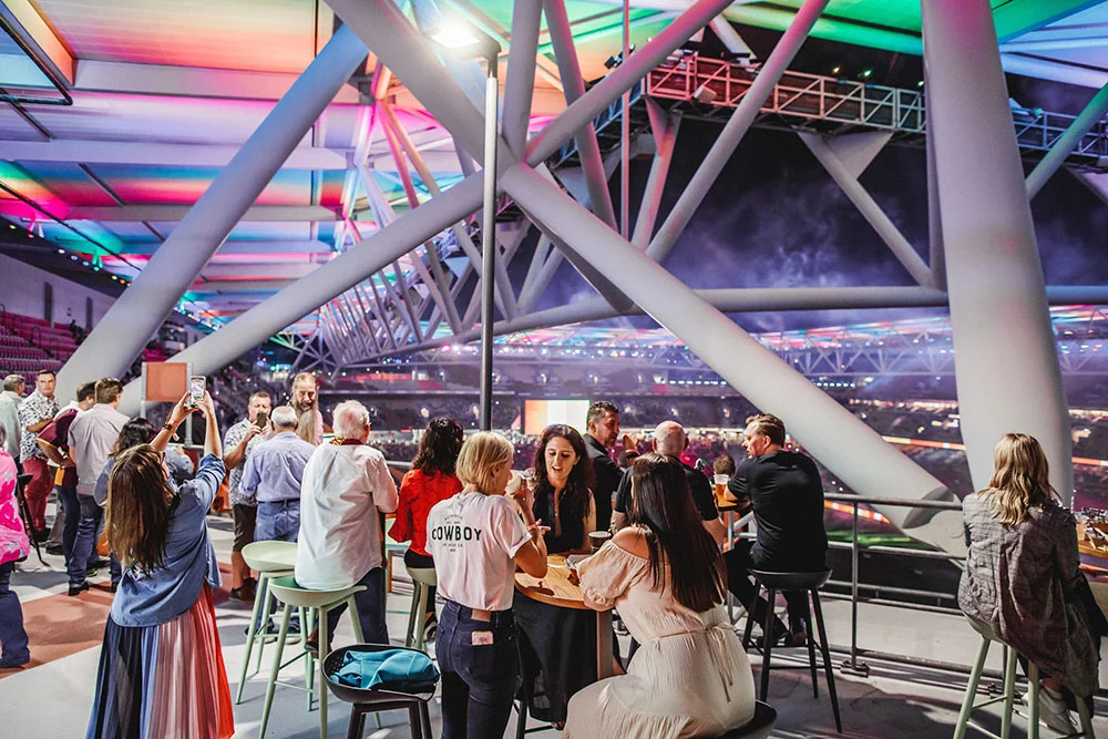 High gloss grind and seal concrete floor at the Suncorp Stadium Garden Bar, Milton Brisbane - photo 4