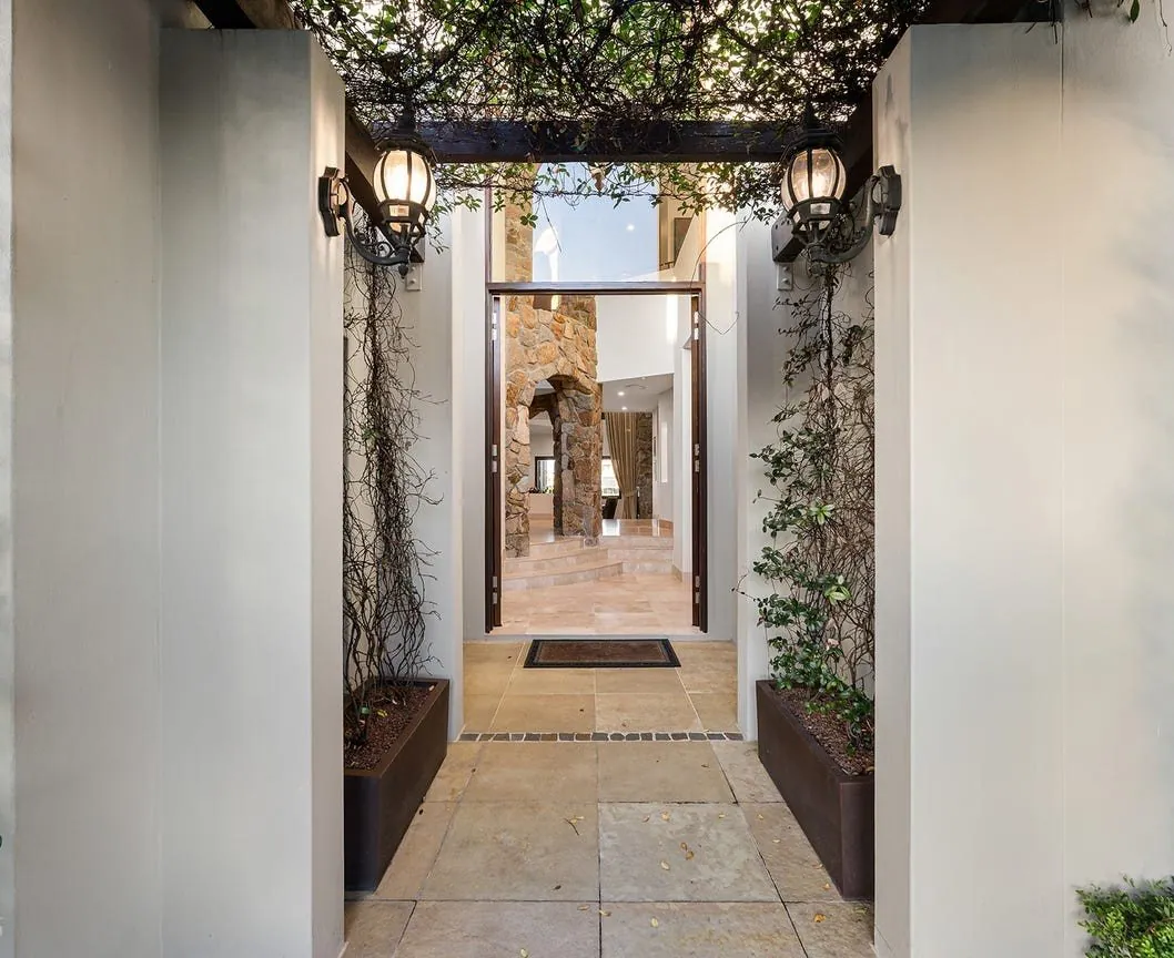 Travertine outdoor courtyard restoration Brisbane