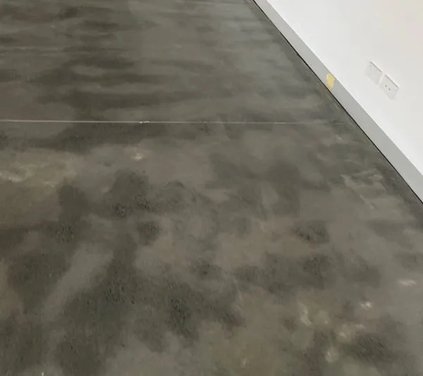 High and low spots from a slab not poured flat