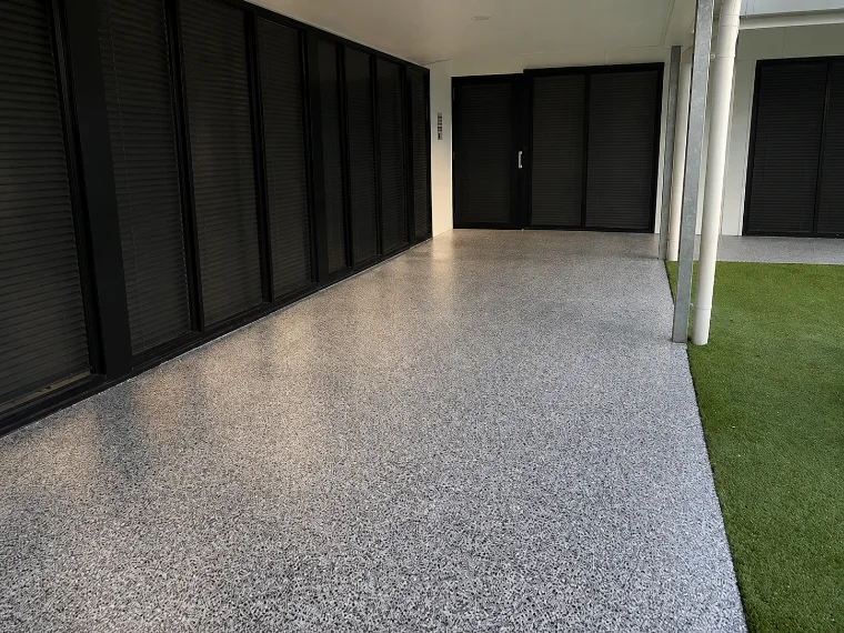 Photo — epoxy garage floor (indoor use)
