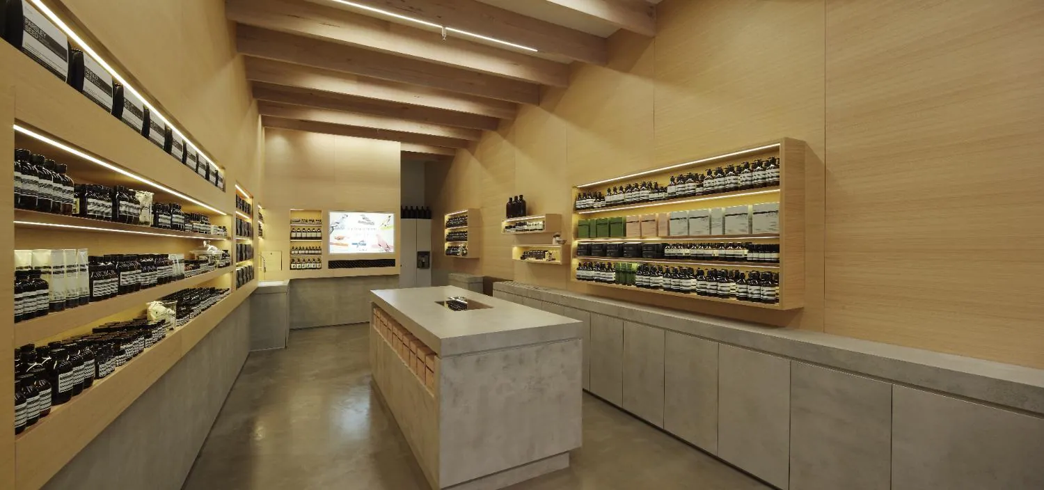 Polished concrete floor in a Brisbane retail store