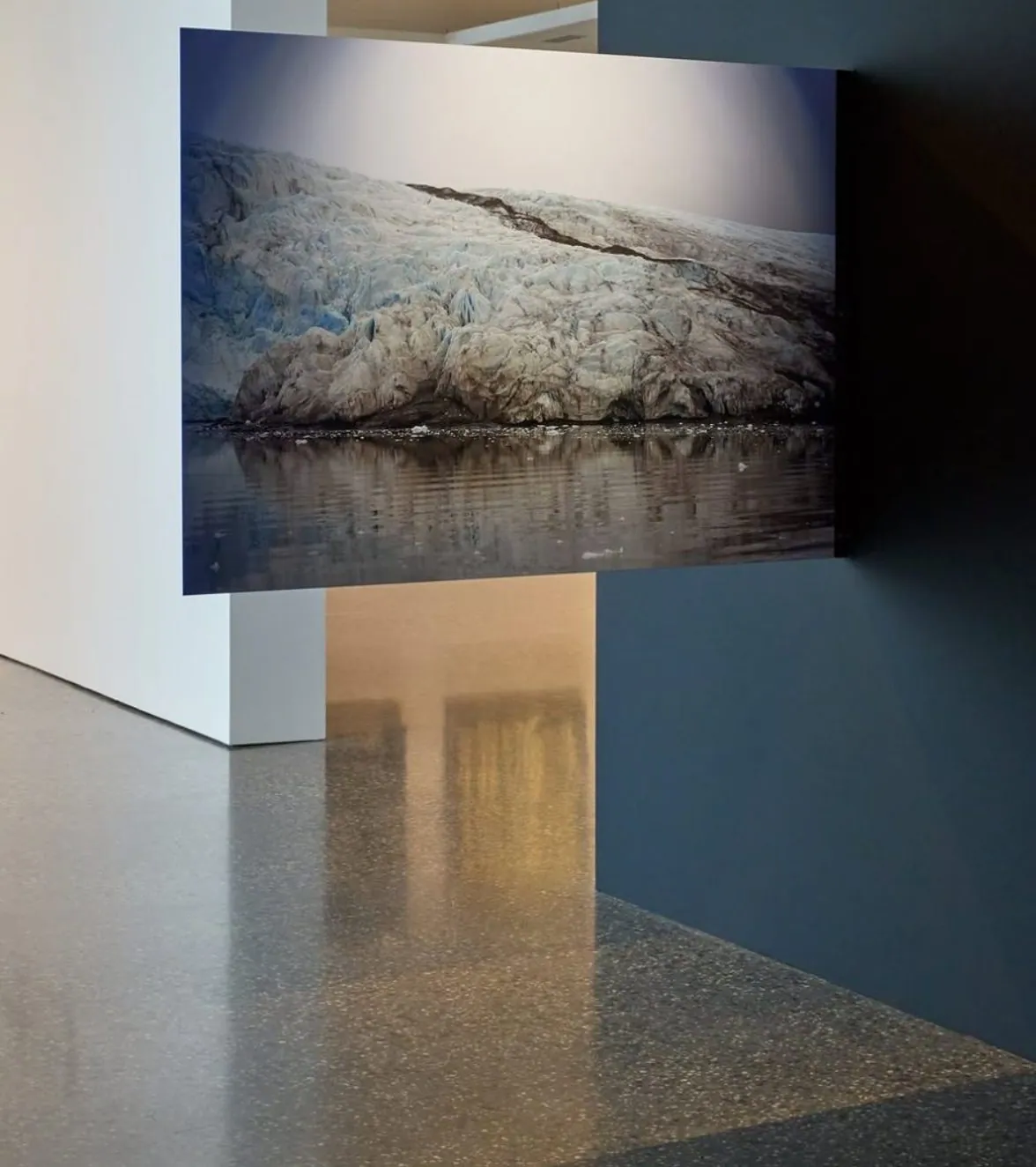 Polished concrete floor in a Brisbane home