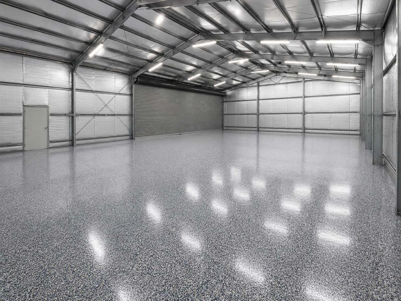 Epoxy flake Northern Rivers: flake epoxy shed floor in Northern NSW