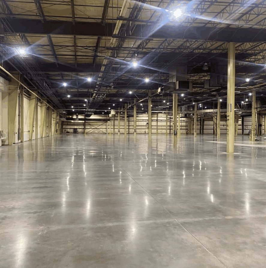 Surface polish compared with mechanically polished concrete Brisbane