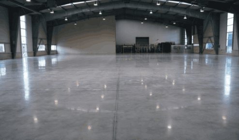 High gloss sheen surface polished concrete Brisbane