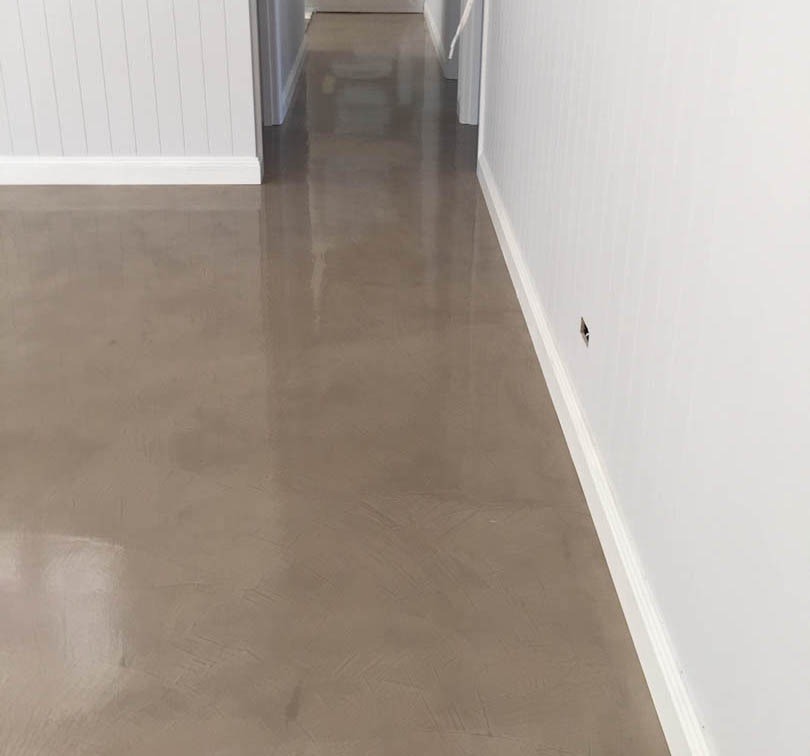 Feather Finish Concrete Flooring OzGrind Polished Concrete Brisbane